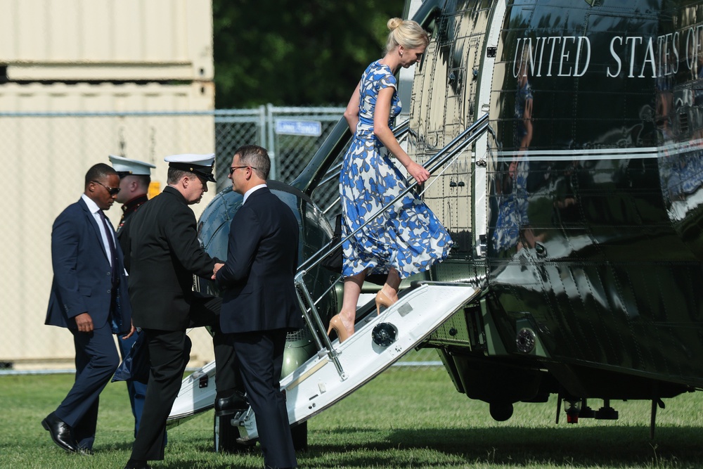 President Donald Trump’s administration has been on the defensive about his relationship with Natalie Harp ever since Ossoff’s attack. (Getty)