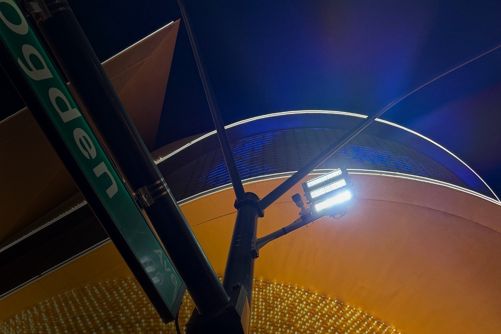The lighting is designed to boost pedestrian visibility without glare or unnecessary light pollution, while providing standard lighting when no one is crossing (Intelligent Security Systems)