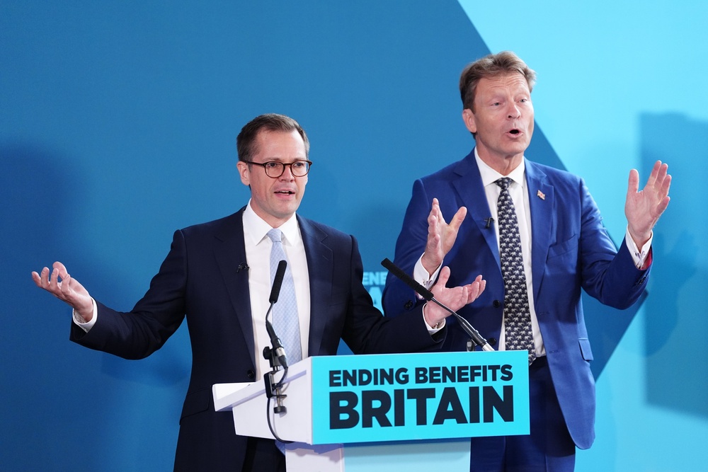Kemi Badenoch hit out at politicians including Reform UK Treasury spokesman Robert Jenrick (left), for leaving the Conservatives (Stefan Rousseau/PA) (PA Wire)