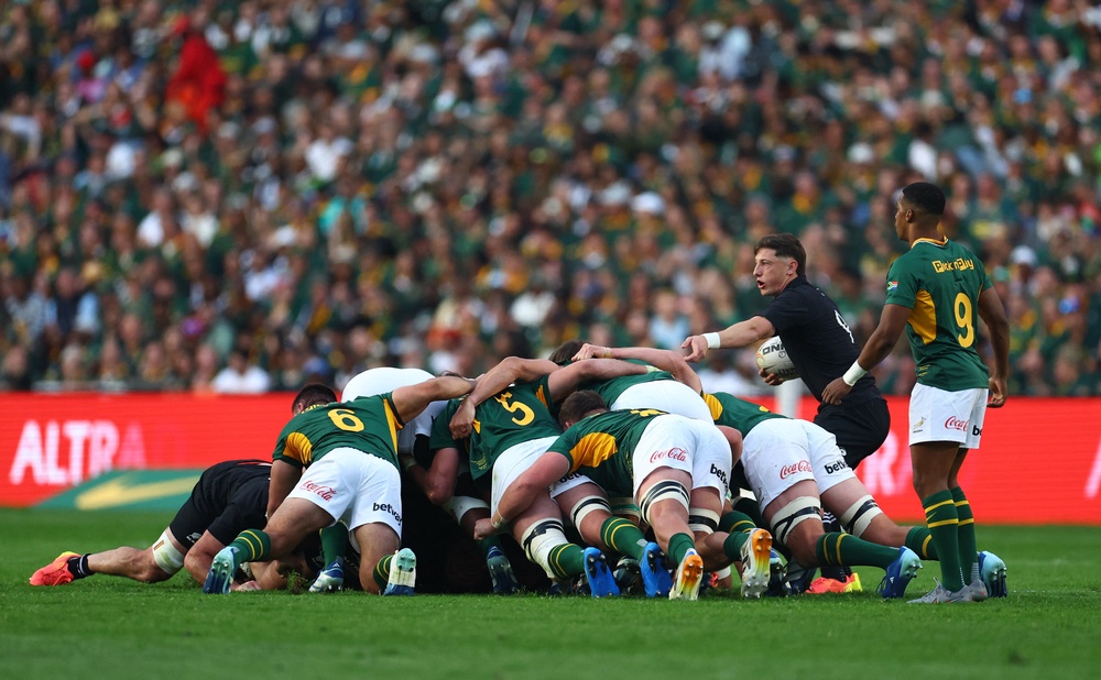 Image from: South Africa v New Zealand LIVE: Springboks level the series with hard-fought win in thrilling contest