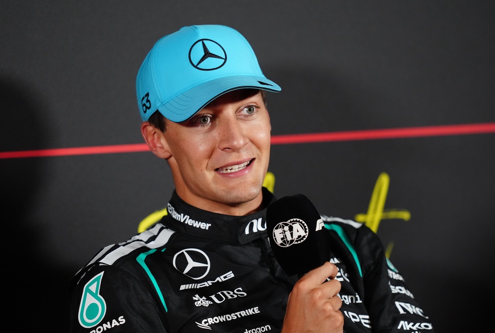 Russell delivered a much-needed boost to his championship hopes (David Davies/PA) (PA Wire)