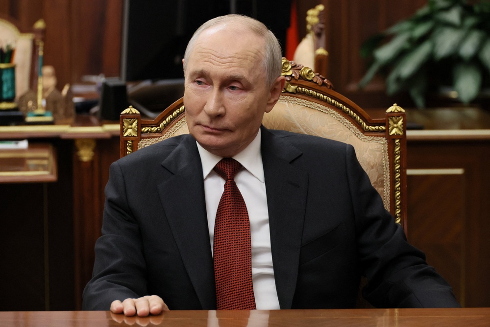Putin has warned that the UK will suffer ‘consequences’ for supporting Ukraine (Reuters)