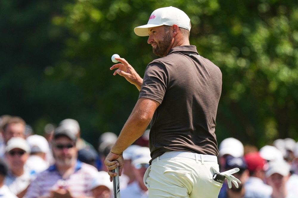 Wyndham Clark again set the pace at the top of the leaderboard (AP)