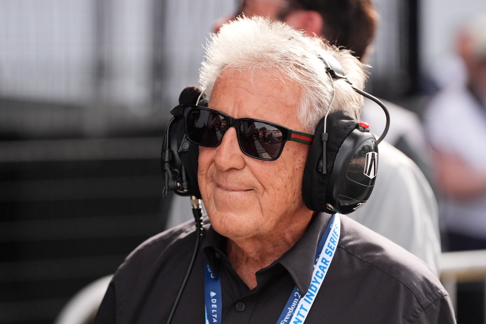 Former race car driver and now race car owner, Mario Andretti (AP)