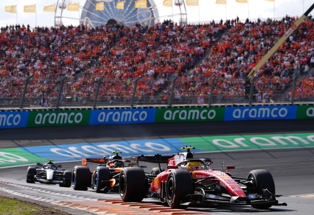 Lewis Hamilton finished fourth (PA)