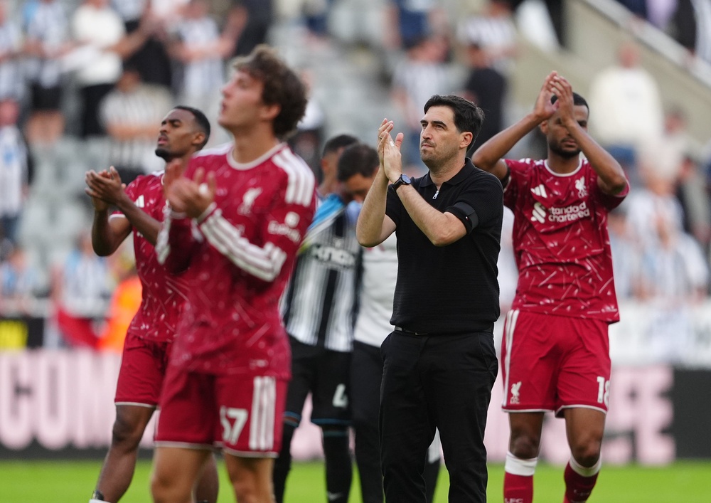 Virgil van Dijk also admitted that it will take Liverpool a while to get used to Andoni Iraola's methods (PA)