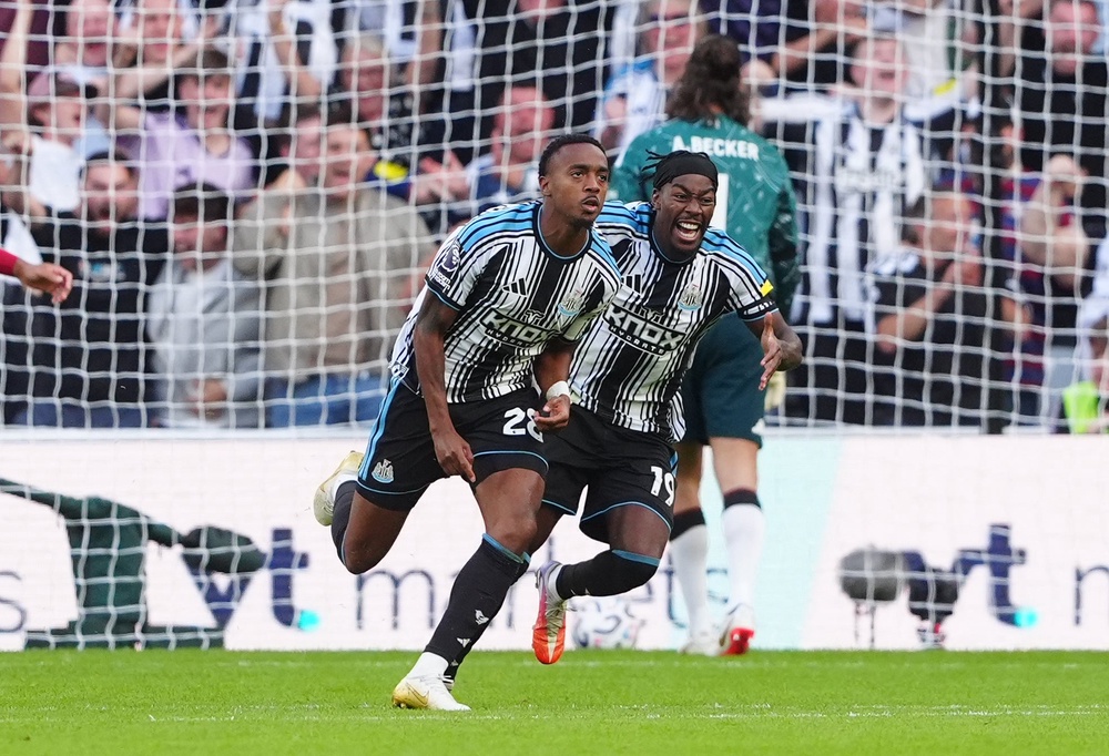 Joe Willock had seemingly scored a winner for Newcastle before Dominik Szoboszlai’s late equaliser (Owen Humphreys/PA) (PA Wire)