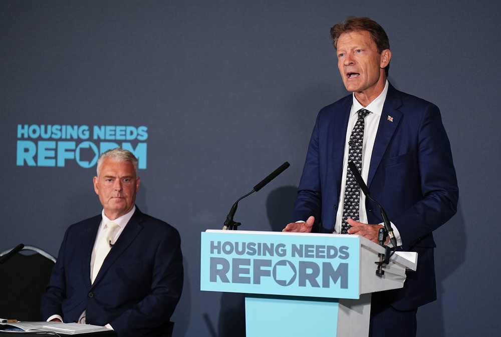 Reform said they will prioritise ‘young British workers’ when it comes to social housing (Aaron Chown/PA) (PA Wire)