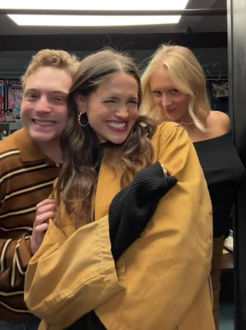 Goals? Jake Shane, Julia Mervis and Brett Chody, influencers online who sell their fans a friend-filled vision of life (TikTok/@juliamervis)