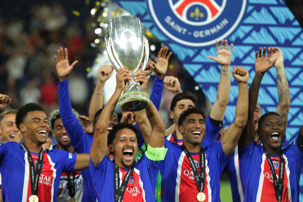 PSG are targeting a third consecutive Champions League title (AP)