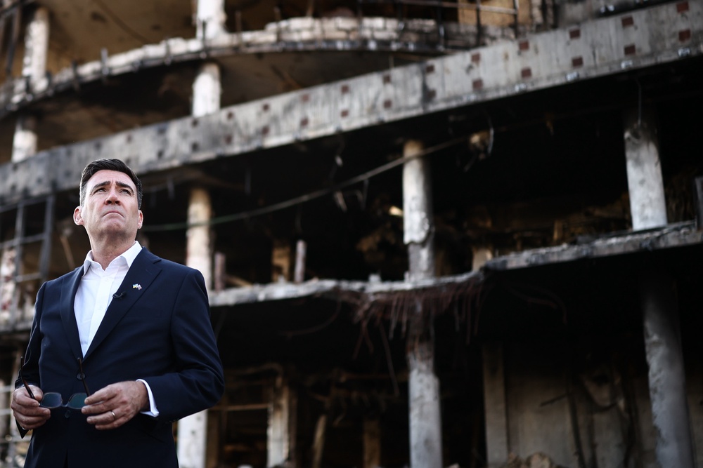 Andy Burnham pledged support for Ukraine despite 