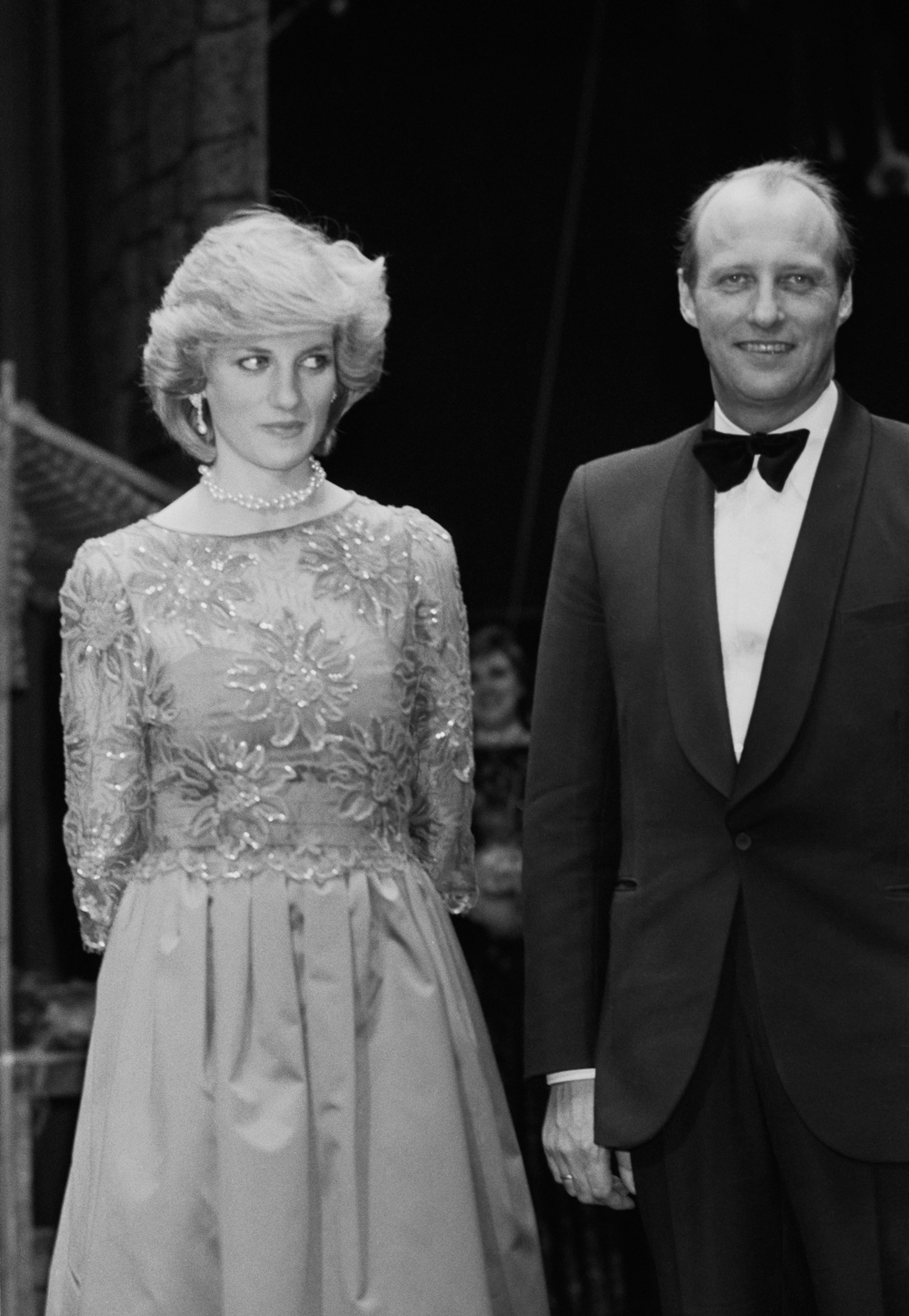 Diana, Princess of Wales (1961 - 1997) with Crown Prince Harald of Norway in 1984 (Getty)