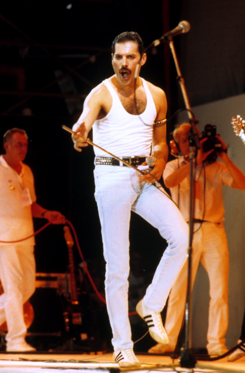 A selection of Freddie Mercury’s costumes will be going on display at the V&A (PA) (PA Archive)