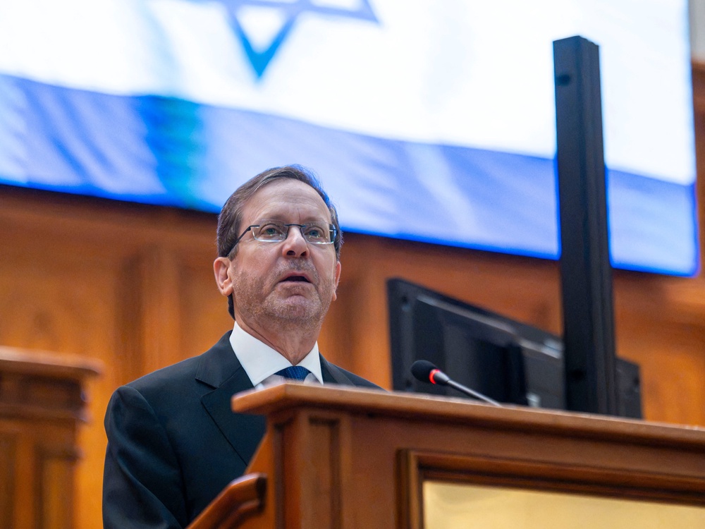 The Israeli president emphasised that he cannot “underestimate any sign or any concern from border residents” (AFP/Getty)