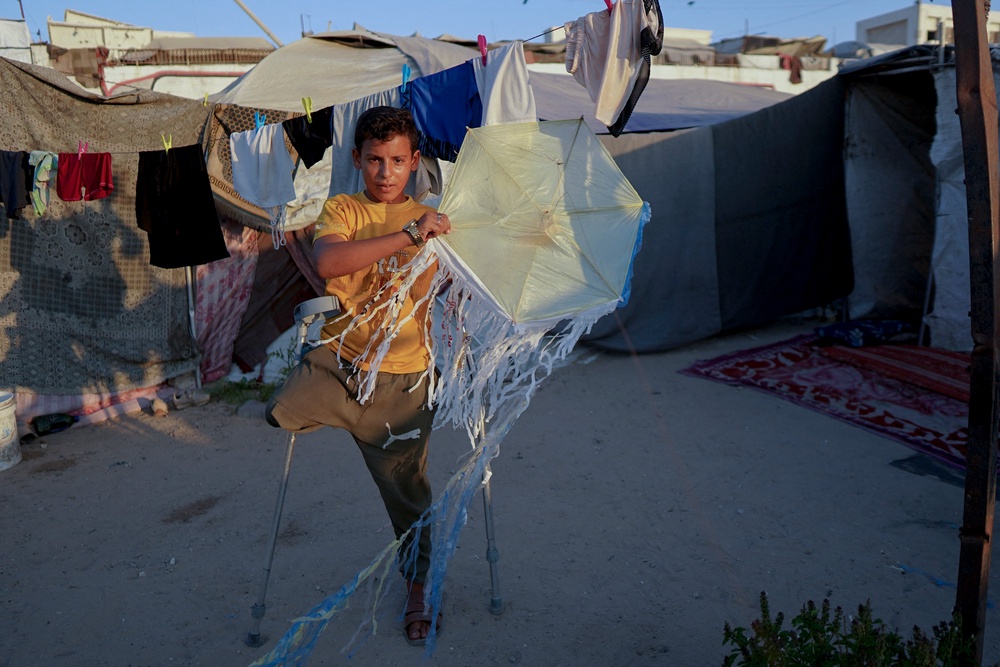 Kite-flying remains a popular activity among children in Gaza (AFP/Getty)