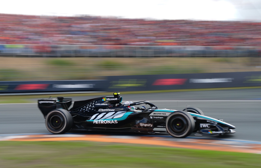 Mercedes driver Andrea Kimi Antonelli during the Dutch Grand Prix (PA)
