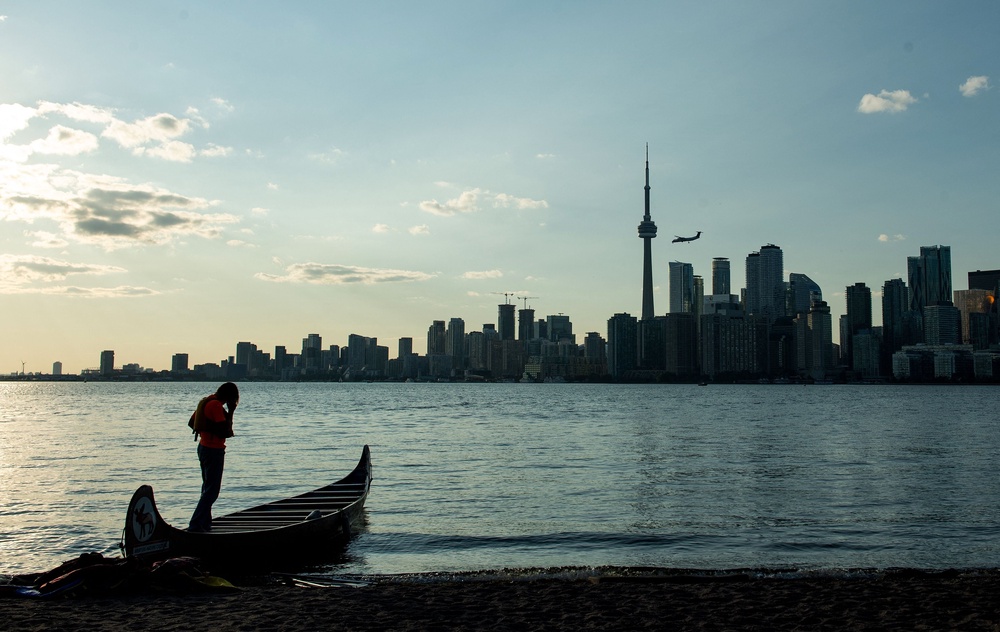 Lake Ontario, one of the Great Lakes, straddles the border between the US and Canada. It is bounded to the north by the province of Ontario and to the south by New York (AFP/Getty)