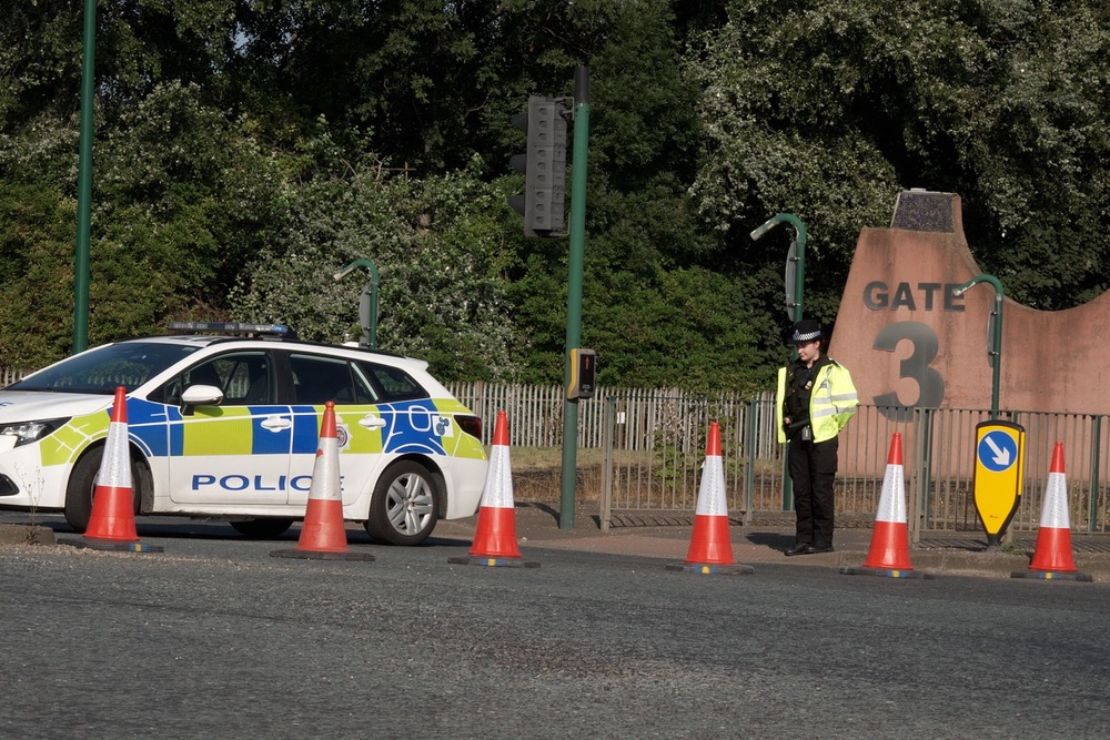 The scene near the A66 in South Bank, near Middlesbrough following a fatal crash involving a police car and a Volkswagen Passat in which seven people died, including two police officers (Richard McCarthy/PA) (PA Wire)