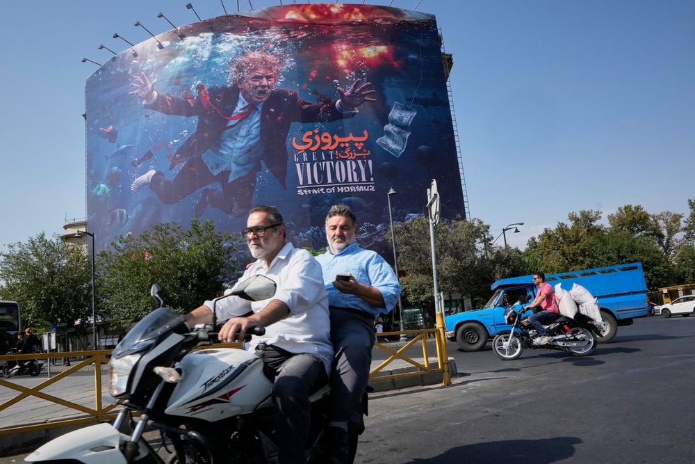 Image from: Iran-US war latest: Tehran tells Trump ‘pressure on us won’t work’ after meeting US ally Qatar