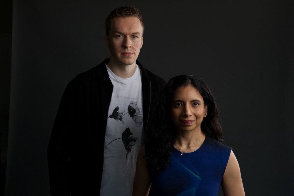 Accelerated Understanding Inc's co-founders Anima Anandkumar and Benedikt Jenik (Reuters)