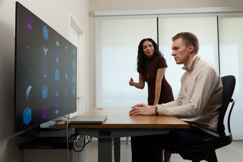 The difference is that this new system is not built for understanding language. It is built for physics, said co-founders Anima Anandkumar and Benedikt Jenik (Reuters)