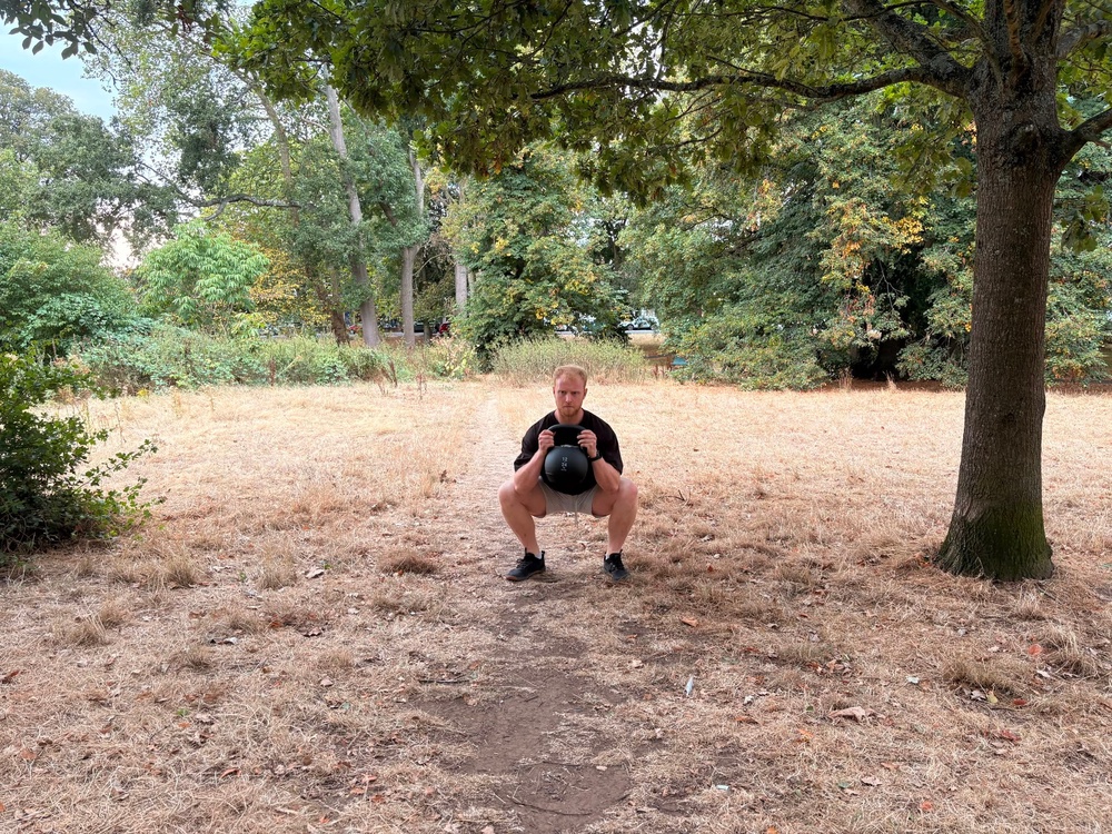 The goblet squat can build strength, muscle, mobility and favourable squat mechanics (Harry Bullmore/The Independent)