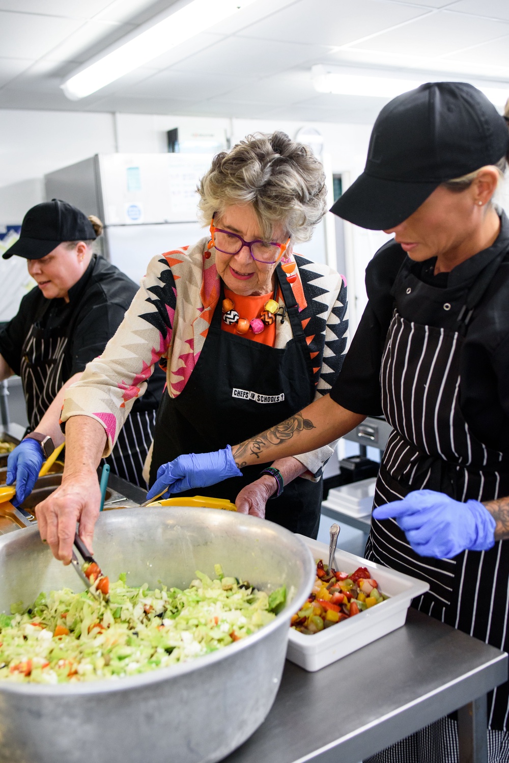 Dame Prue also praised the ongoing efforts to improve school food (Richard Eaton/Chefs in Schools)