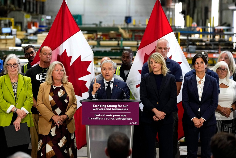 Canadian officials unveiled a suite of new tariffs on American goods on August 25, including 50 percent counter tariffs on steel and aluminum products and 25 percent duties on dairy, appliances, cheese and fish, among other products, estimated to target more than $20 billion in American goods (AP)