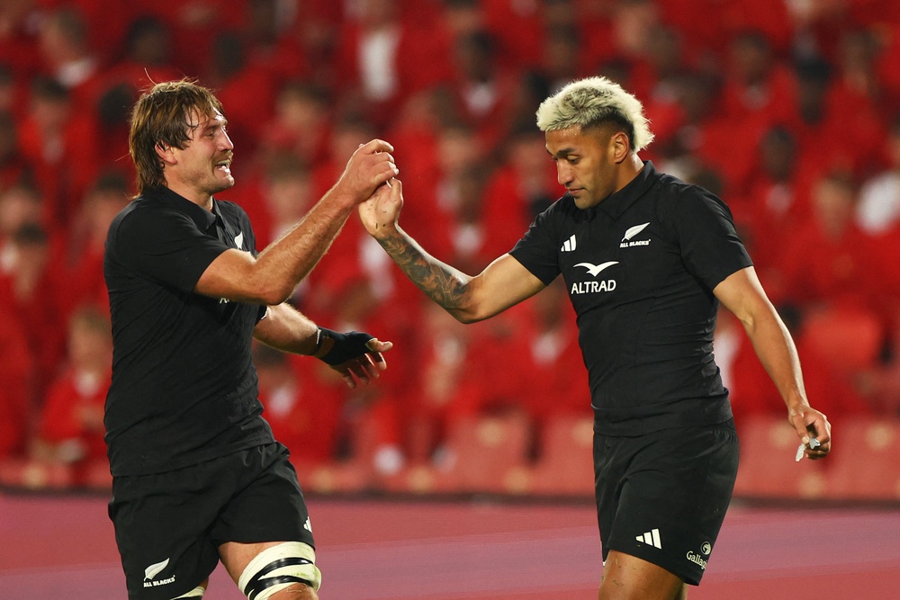 The All Blacks finally lead (Reuters)
