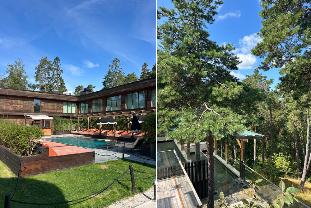 Ellery Beach House boasts outdoor pools and a laidback vibe, while Yasuragi is home to thermal bathhouses (Daisy Lester/The Independent)