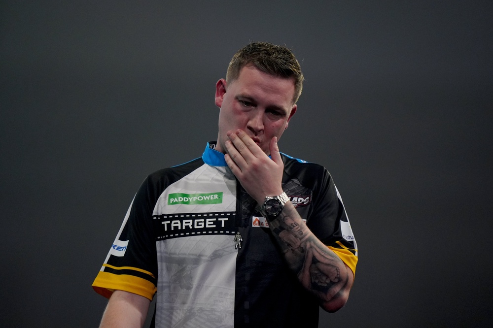 Littler beat Chris Dobey earlier in Leicester (PA) (PA Archive)