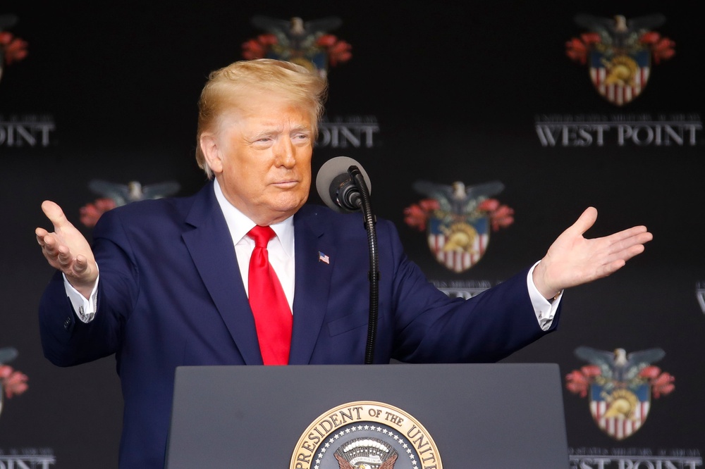 American public support for war with Iran has dropped to 31 per cent, according to Reuters/Ipsos surveys (Getty)