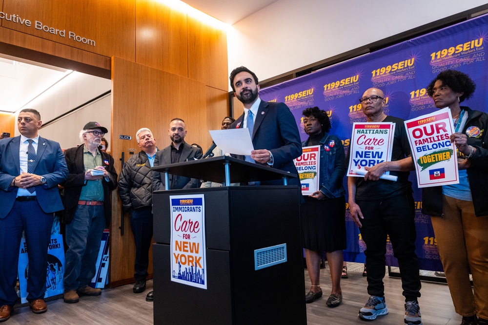 Mamdani has been a sharp critic of the Trump administration’s immigration policy, while the White House has threatened to surge ICE agents to New York (Getty)