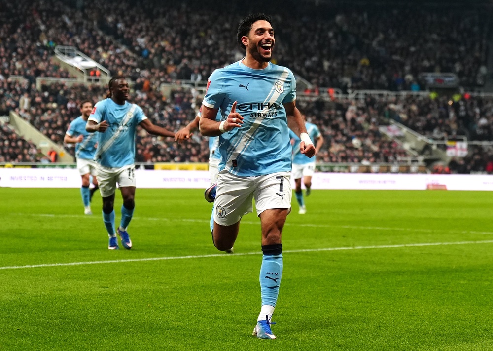 Omar Marmoush is set to join Tottenham on loan (PA Wire)