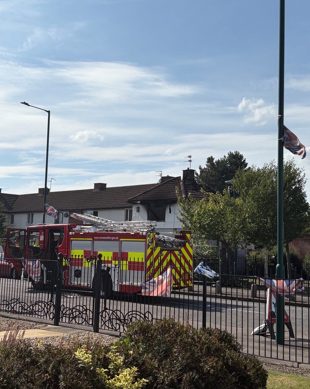 A murder probe has been launched after two people died in a house fire at a property on Birchington Avenue, Grangetown near Middlesbrough (Tom Wilkinson/PA) (PA Wire)