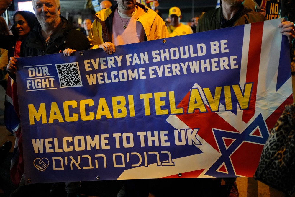 The decision to ban the Israeli fans led to widespread criticism (Jacob King/PA) (PA Archive)