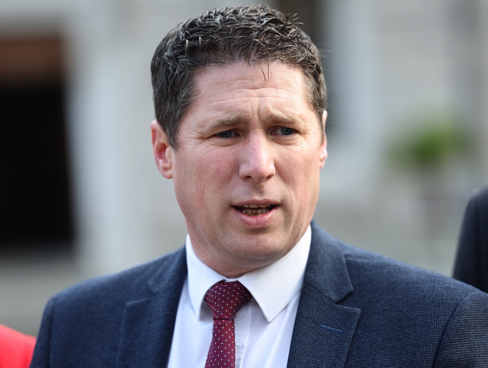 Sein Féin’s Matt Carthy said passenger verification requirements should be tightened on all routes between Britain and the island of Ireland (Damien Eagers/PA) (PA Archive)