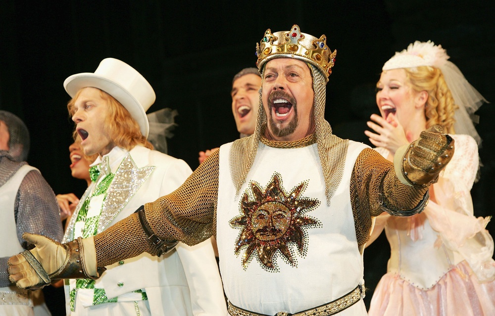 Curry played King Arthur in the original Broadway cast of ‘Spamalot’ (Getty)