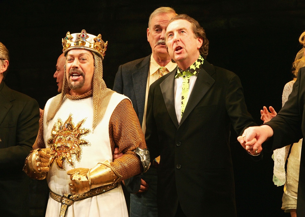 Eric Idle, who wrote ‘Spamalot’ has paid tribute to Tim Curry, who played King Arthur in the Broadway production (Getty)