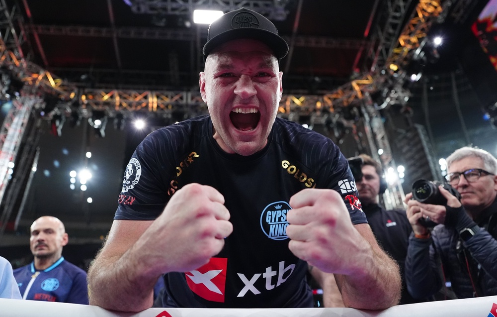 Tyson Fury is in Miami for a training camp in the hope of facing Anthony Joshua (Bradley Collyer/PA) (PA Wire)