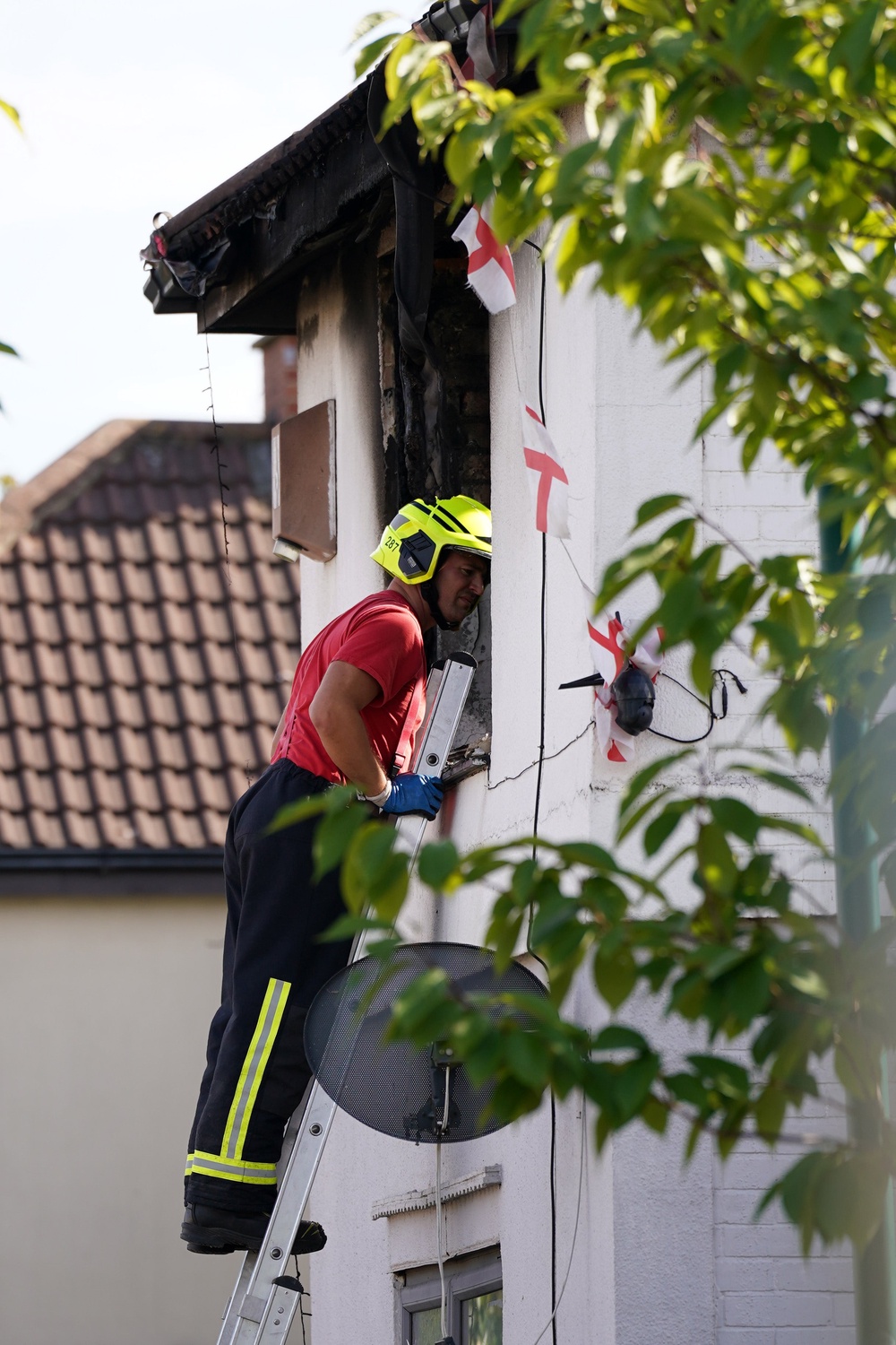 The fire broke out in Grangetown, near Middlesbrough, on Wednesday morning (Getty)