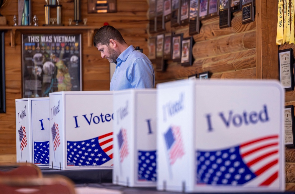 DHS officials have previously said they do not have plans to send ICE agents to polling places (Reuters/Sam Wolfe)