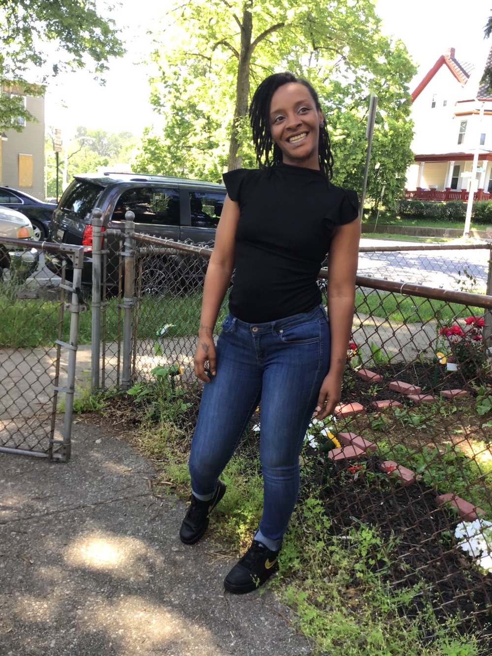 Shawanda Alston, 38, of Bowie, Maryland, was allegedly shot and killed by her boyfriend, Kimball Alton Hinton Jr., 41, who is the father of five of her seven children (GoFundMe)