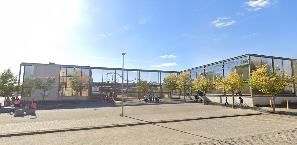 Ross Bullen admitted to regularly swapping explicit pictures with thousands of people on the disappearing messaging app while a primary school teacher at Priory Rise School, Milton Keynes (Google Maps)