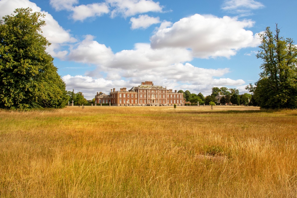 The National Trust’s Wimpole Estate is facing a shortage of hay due to drought conditions. (National Trust Images/ Mike Selby/ PA)
