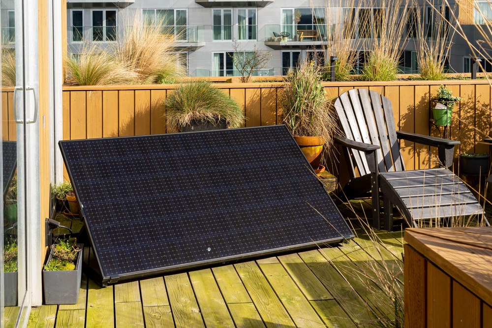 Before purchasing or installing plug-in solar devices, officials have urged people to check whether any permissions are required for the property (Alamy/PA)