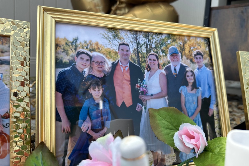 ‘I don’t think he expected my kids to be there,’ Charlotte and Landon’s father said (AP)