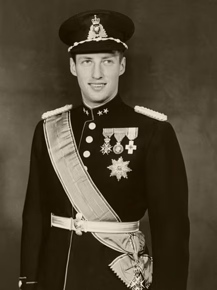 Crown Prince Harald pictured in 1959 (The Royal Collections)