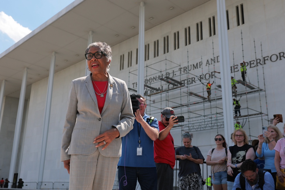 Representative Joyce Beatty had filed an emergency motion to stop the renaming of the Kennedy Center (Getty)