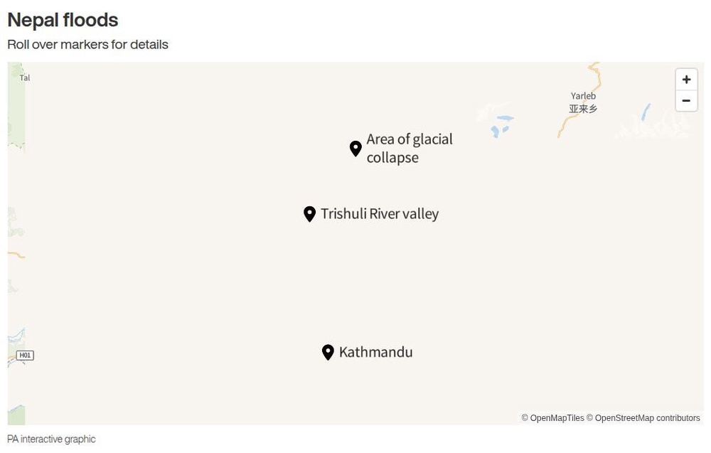 Image from: UK offers £5 million to Nepal following country’s devastating flash floods